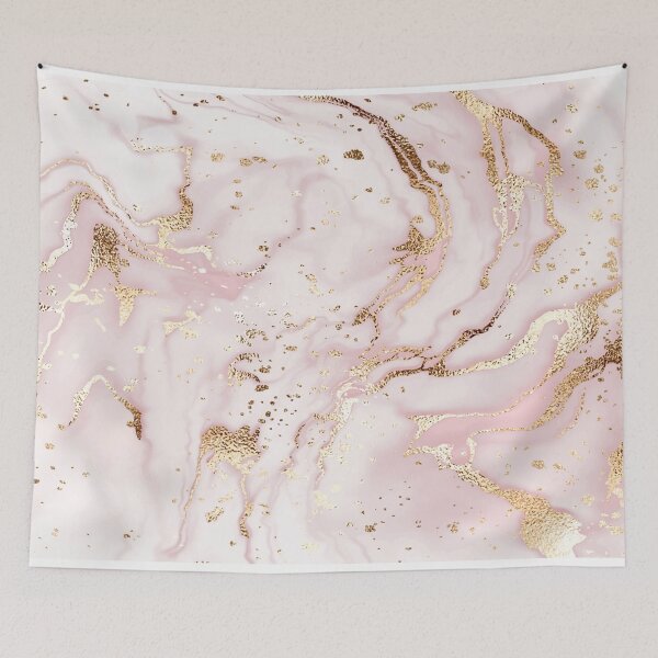 Item preview, Elegant pink and gold marble ink abstract painting designed and sold by PurityPublishin.
