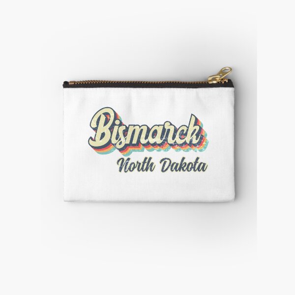 Item preview, Bismarck City North Dakota Retro Vintage 70s rainbow designed and sold by Teelogic.
