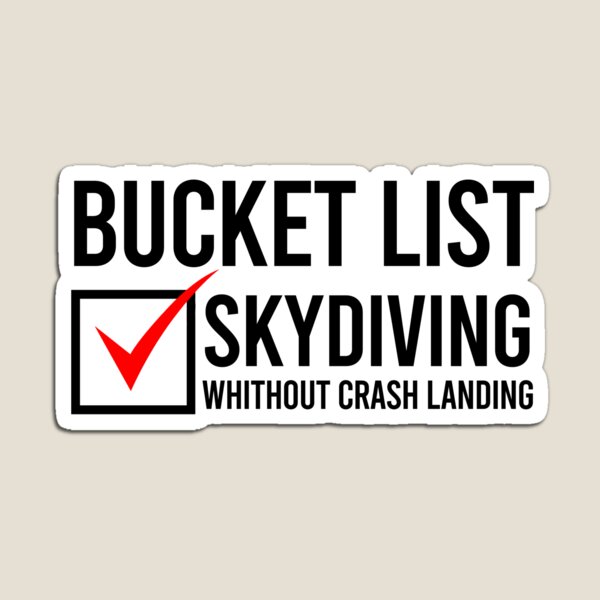 Item preview, Skydiving Bucket List - Gift for Skydiving Lovers designed and sold by paulocampos.