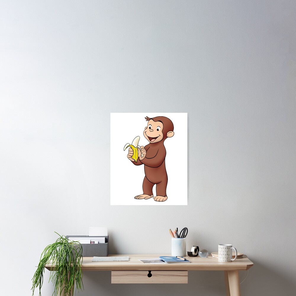 Curious George Poster For Sale By Agicatco Redbubble