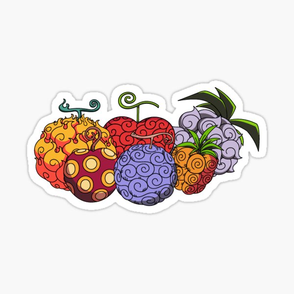 Devil Fruit Stickers for Sale