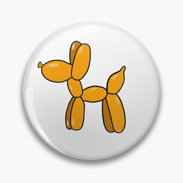 Item preview, Yellow Balloon Dog designed and sold by CalliesArt.