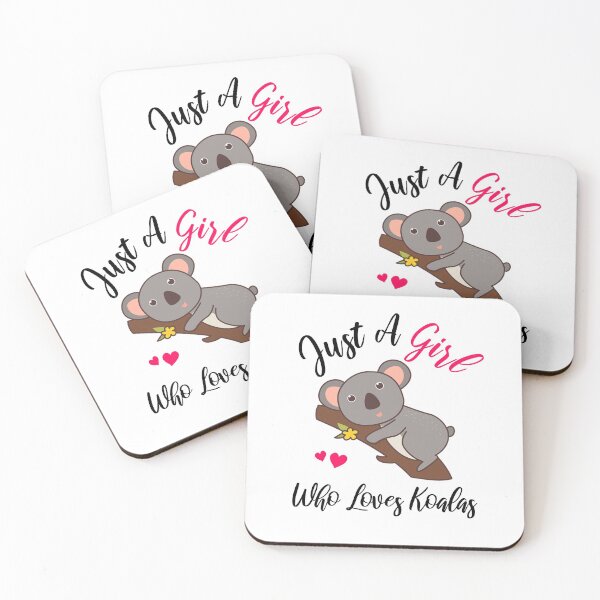 Item preview, Just A Girl Who Loves Koalas designed and sold by ProArtzilla.