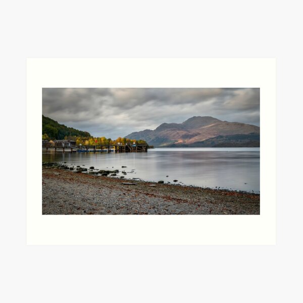 Loch Lomond in Luss Art Print
