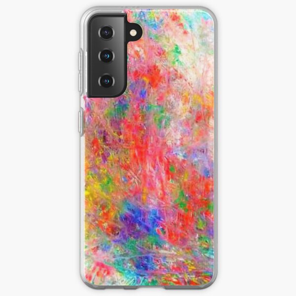 COLORFUL SPLASH #2 - Abstract Art Design - scroll down Samsung Galaxy Soft Case