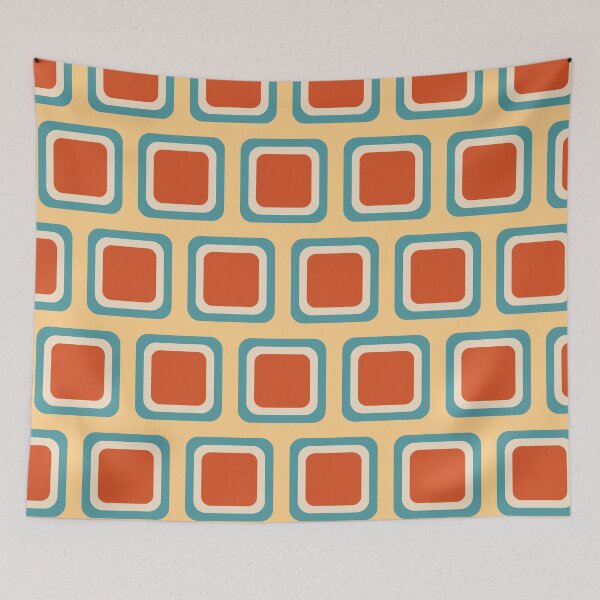 Item preview, Mid Century Modern 60s Geometric Pattern designed and sold by ind3finite.