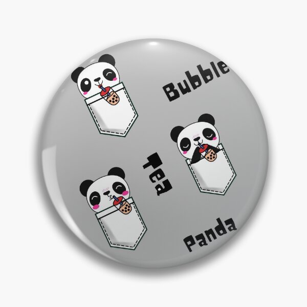 Item preview, Pocket Bubble Tea Panda Sticker Pack designed and sold by Onewivnacher.