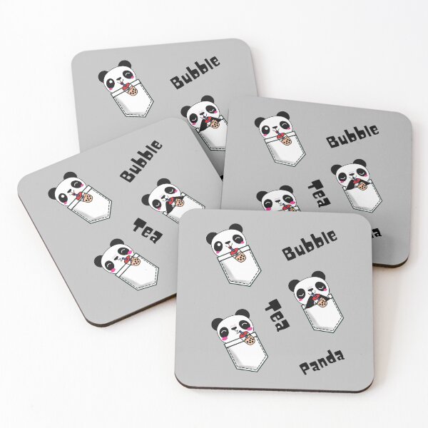 Item preview, Pocket Bubble Tea Panda Sticker Pack designed and sold by Onewivnacher.