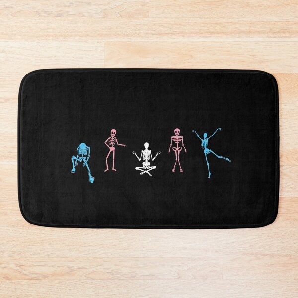 Item preview, Trans Halloween Skeletons. Transgender Pride designed and sold by Subtle Pride Shop.