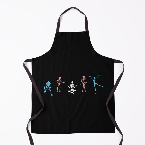 Item preview, Trans Halloween Skeletons. Transgender Pride designed and sold by Subtle Pride Shop.