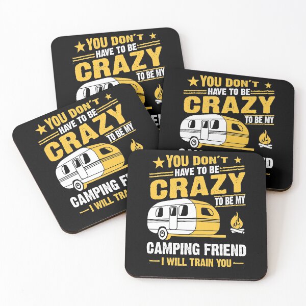 Artikelvorschau, Lustiges Camping nicht verrückt sein, mein Camping-Freund zu sein, trainiert Sie T-Shirt, Geschenk für Camper entworfen und verkauft von VibesTraining.