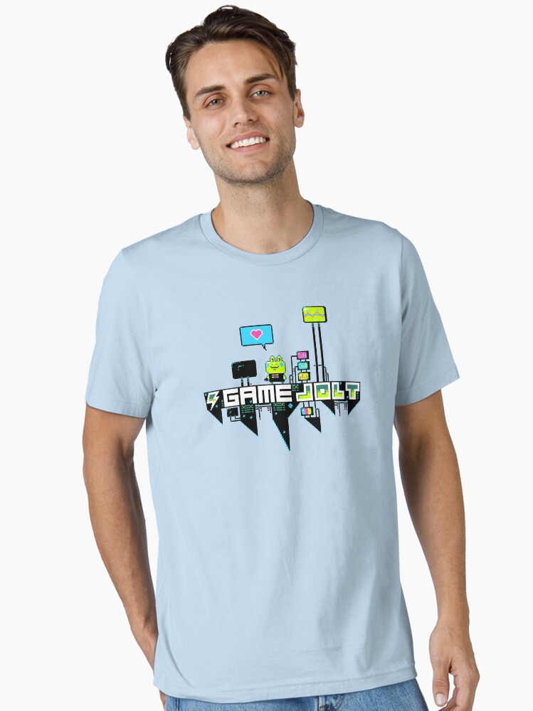 Thumbnail 2 of 7, Essential T-Shirt, Kikkerstein Game Jolt Logo designed and sold by gamejolt.