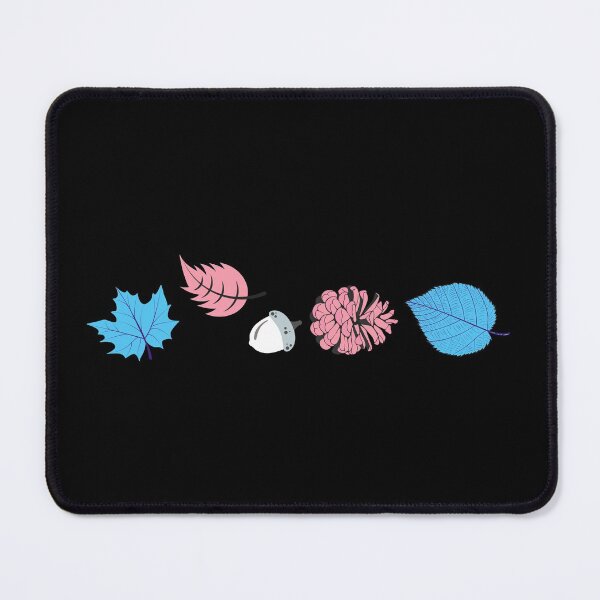 Item preview, Fall Autumn Thanksgiving Leaves Trans. Transgender Pride designed and sold by Subtle Pride Shop.