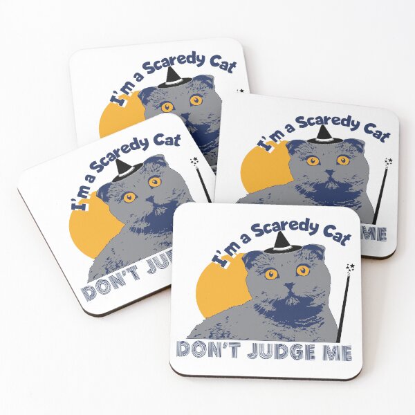 Item preview, I'm a Scaredy Cat:  Don't Judge Me designed and sold by jparkia02.