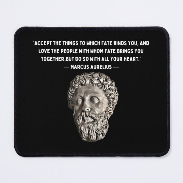 Item preview, Accept Your Fate Marcus Aurelius Quote designed and sold by MojaveTradePost.