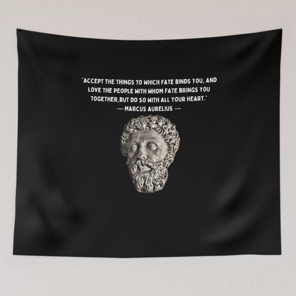 Item preview, Accept Your Fate Marcus Aurelius Quote  designed and sold by MojaveTradePost.