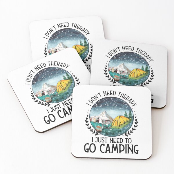 Artikelvorschau, Lustiges Camping-Shirt - ich brauche keine Therapie, ich muss nur Camping-T-Shirt gehen - Outdoor-Shirt - Camper lustiges Geschenk entworfen und verkauft von VibesTraining.