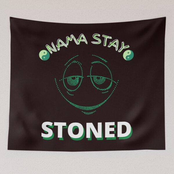 Item preview, NAMASTAY STONED Cannatees designed and sold by jmed70.