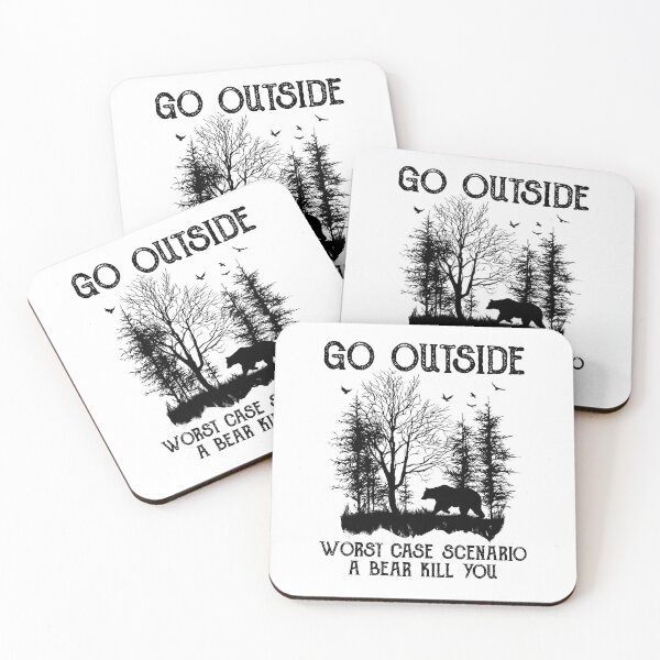 Item preview, Funny Camping Shirt - Go Outside T-Shirt - Camping Shirt -  Adventure T-Shirt - Bear Shirt designed and sold by VibesTraining.