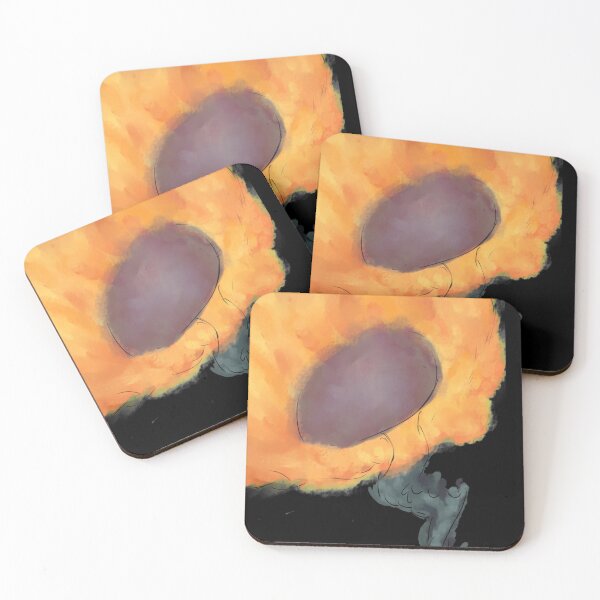 Item preview, Fire Flower Painting (singular flower) designed and sold by HomesvilleArt.