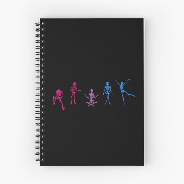 Item preview, Bi Halloween Skeletons. Bisexual Pride designed and sold by Subtle Pride Shop.