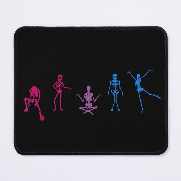 Item preview, Bi Halloween Skeletons. Bisexual Pride designed and sold by Subtle Pride Shop.