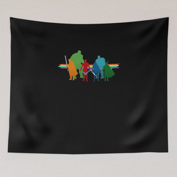 Item preview, Rainbow Revengers, funny, cool, superhero, hero, movie, film t-shirt designed and sold by JEMVertical.