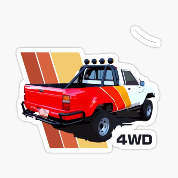 "Toyota Hilux" Sticker for Sale by agiCatCo Redbubble