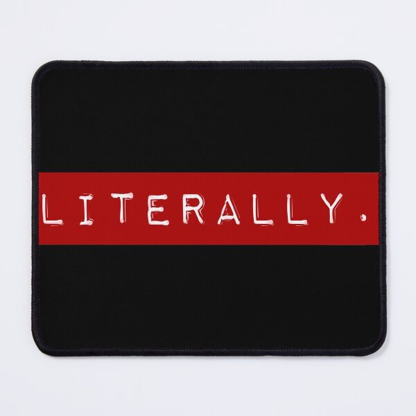 Item preview, literally Red 80s lettering designed and sold by Fashionmonger.