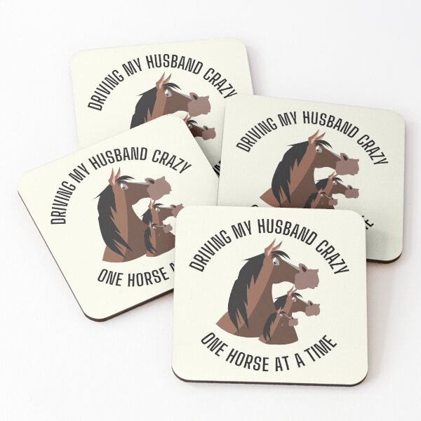 Item preview, Driving My Husband Crazy One Horse At A Time designed and sold by thesandrafadzai.
