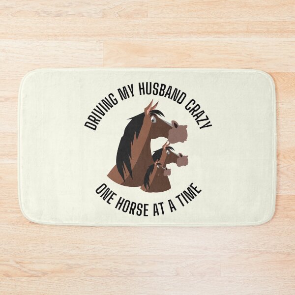Item preview, Driving My Husband Crazy One Horse At A Time designed and sold by thesandrafadzai.