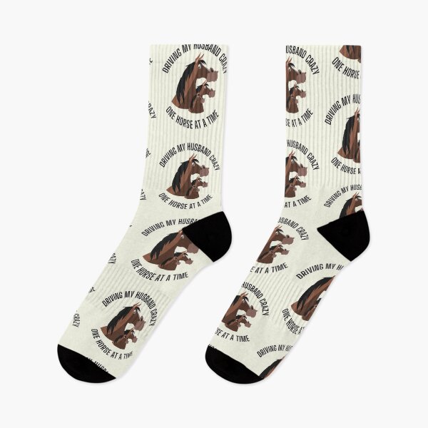 Item preview, Driving My Husband Crazy One Horse At A Time designed and sold by thesandrafadzai.