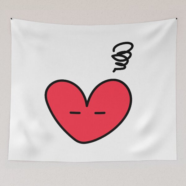 Item preview, Cute Grumpy Heart designed and sold by UPSTORE-RB.