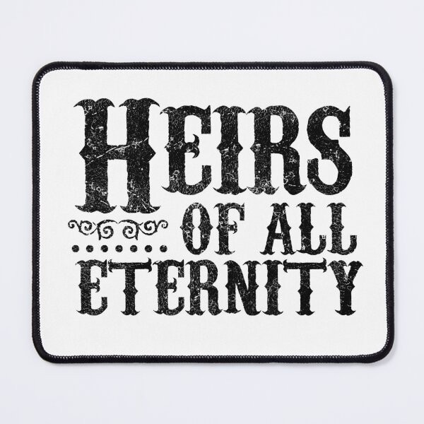 Item preview, Heirs of all Eternity rustic lettering designed and sold by Fashionmonger.