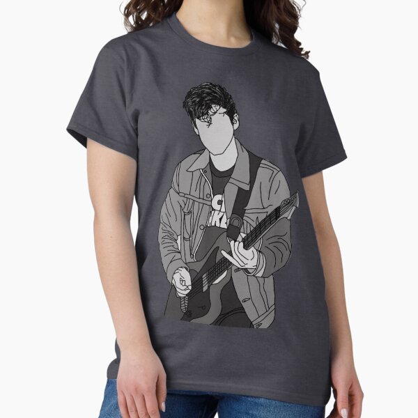 Vista previa del artículo con la obra «Alex Turner, de Arctic Monkeys», diseñado y vendido por ByNoelia.