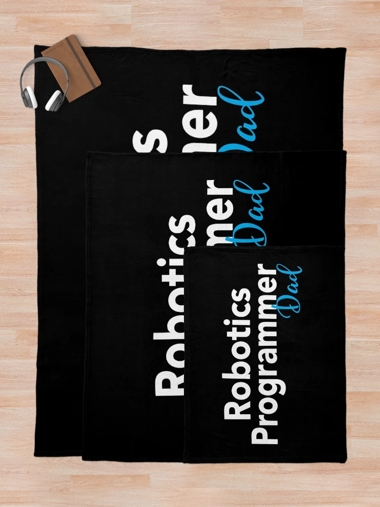 Thumbnail 5 of 6, Throw Blanket, Robotics Programmer Dad designed and sold by ProjectRobotics.