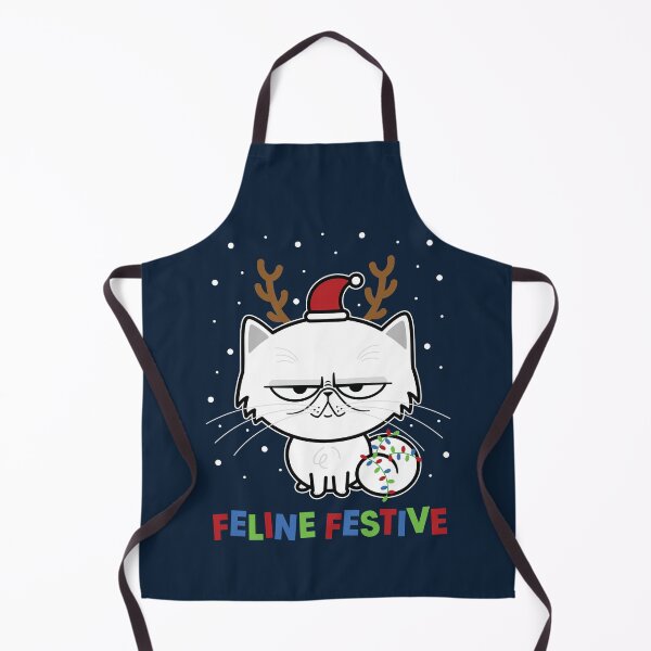 Item preview, Feline Festive Christmas Cat designed and sold by KittyCotton.