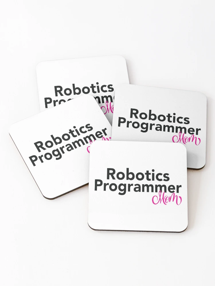 Thumbnail 1 of 5, Coasters (Set of 4), Robotics Programmer Mom designed and sold by ProjectRobotics.