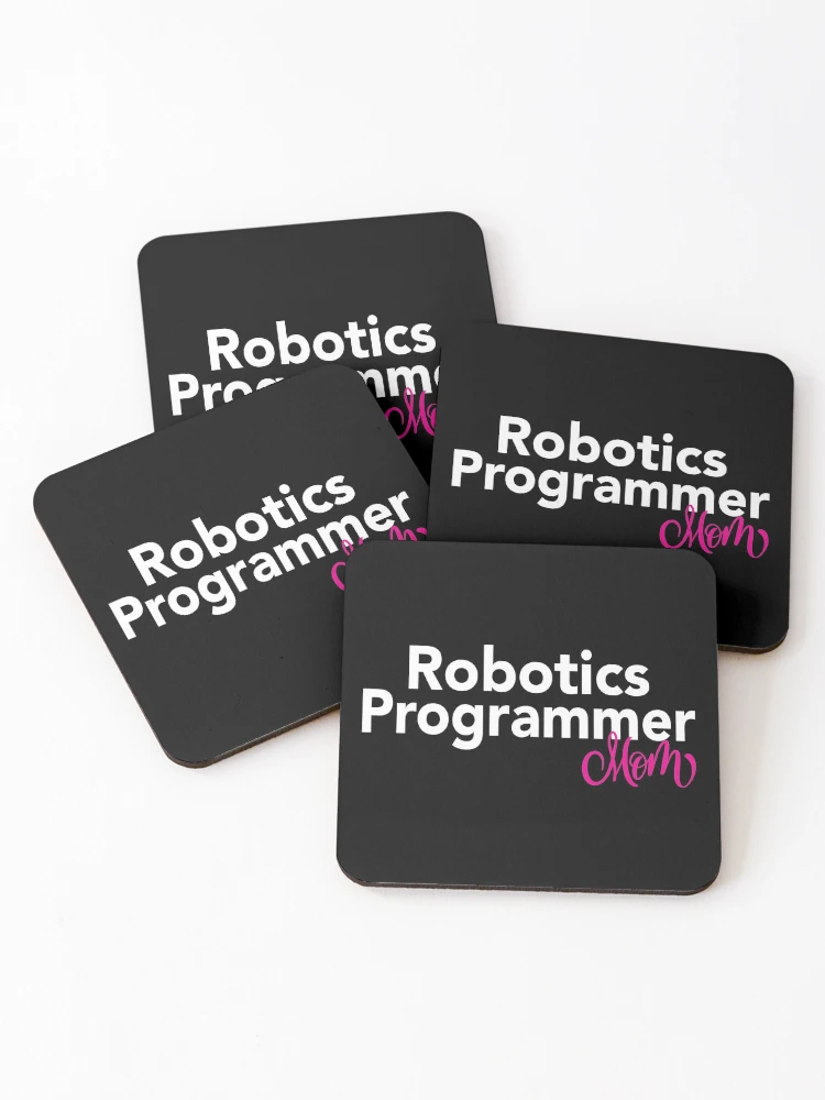 Thumbnail 1 of 5, Coasters (Set of 4), Robotics Programmer Mom designed and sold by ProjectRobotics.