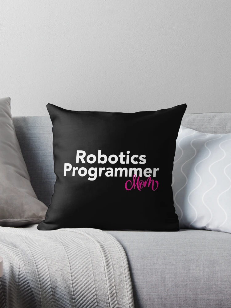 Thumbnail 1 of 4, Pillow, Robotics Programmer Mom designed and sold by ProjectRobotics.