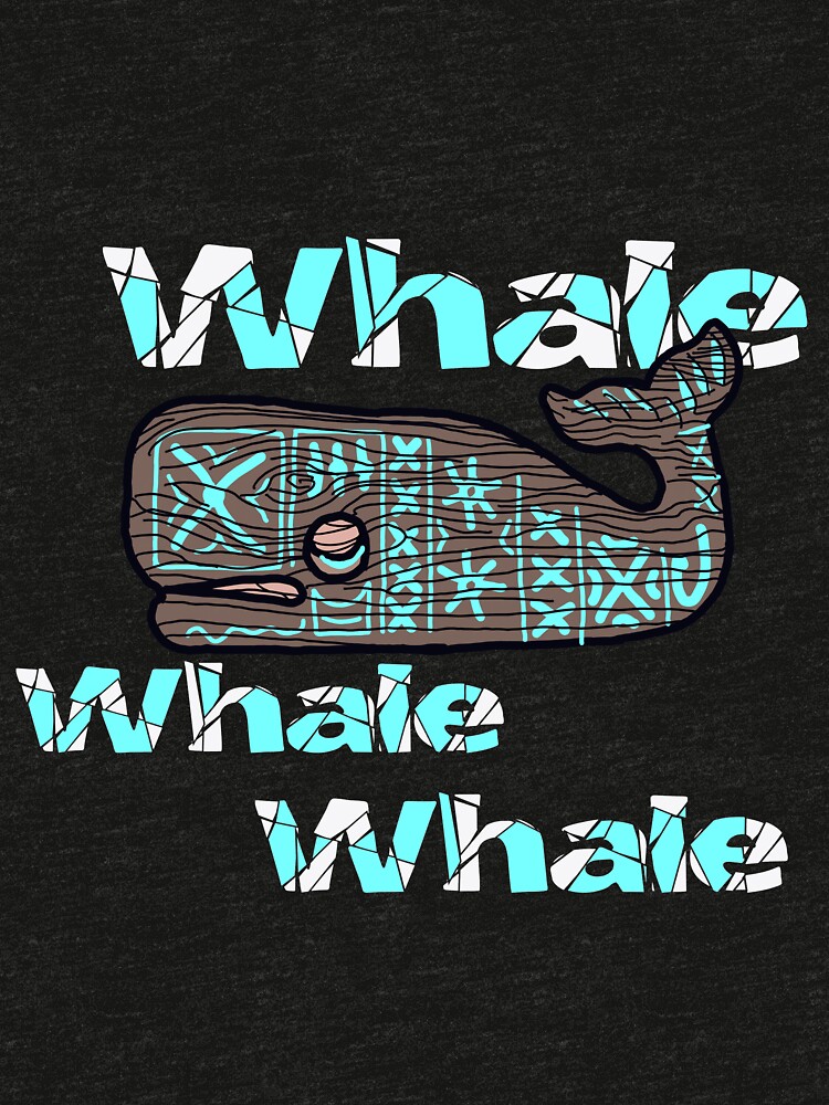 Thumbnail 6 of 6, Tri-blend T-Shirt, Whale, whale, whale, what do we have here designed and sold by Patrickneeds.