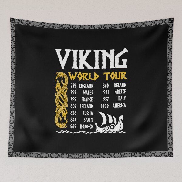 Item preview, Viking World Tour Vikings World Tour Viking designed and sold by Dog-T-Shirts.