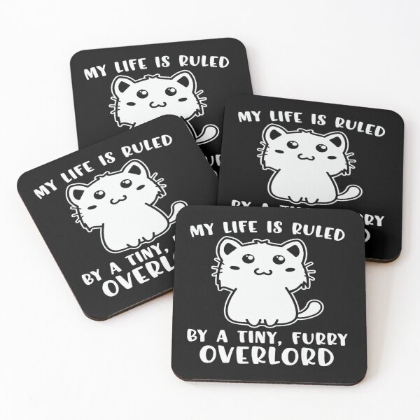 Item preview, My life is ruled by a tiny furry overlord designed and sold by pnkpopcorn.