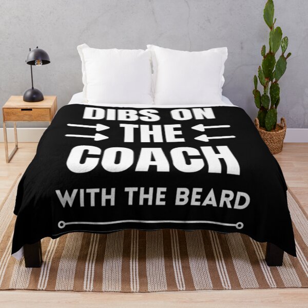 Item preview, Dibs On The Coach With The Beard Baseball Coach Saying designed and sold by chetan786.