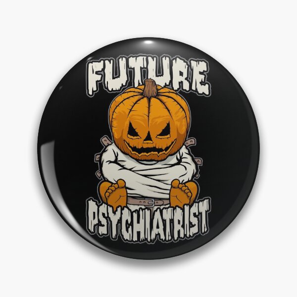 Item preview, Future Psychiatrist Psychiatry Crazy Halloween Pumpkin designed and sold by GrandeDuc.