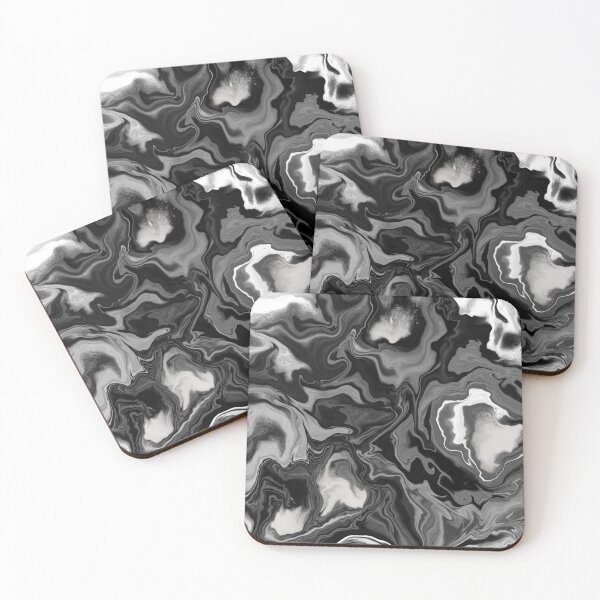 Item preview, Black marble pattern designed and sold by HandDrawnPlants.