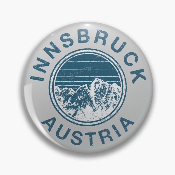 Item preview, Innsbruck Austria Mountains Austrian Skiing Retro designed and sold by IronEcho.