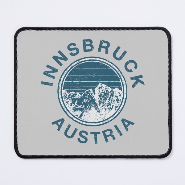 Item preview, Innsbruck Austria Mountains Austrian Skiing Retro designed and sold by IronEcho.