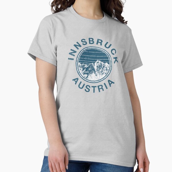 Item preview, Innsbruck Austria Mountains Austrian Skiing Retro designed and sold by IronEcho.