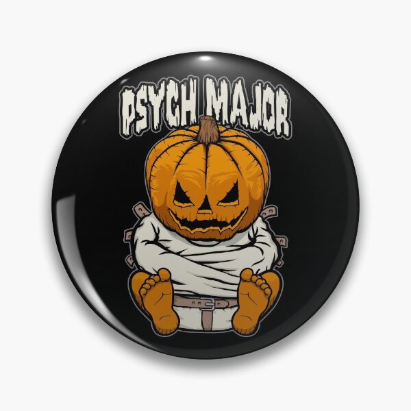 Item preview, Psych Major Psychology Psychologist Crazy Halloween Pumpkin designed and sold by GrandeDuc.